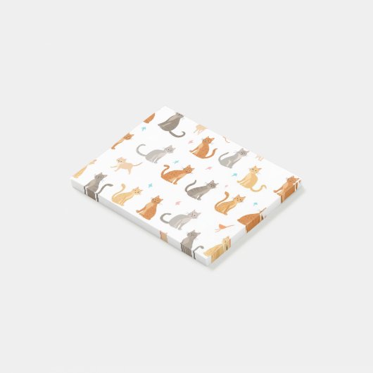 Cat Post-it-Note Post-it Klebezettel (angewinkelt)