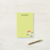 Cat Post-it notiert Stationery Klebezettel (Auf Schreibtisch)