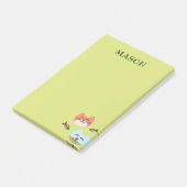 Cat Post-it notiert Stationery Klebezettel (angewinkelt)