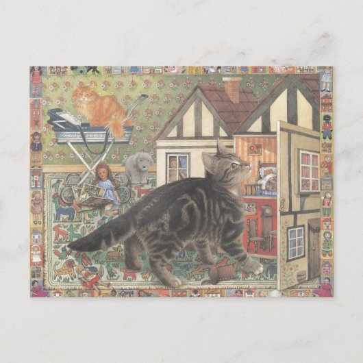 Cat Postcard Postkarte (Vorderseite)