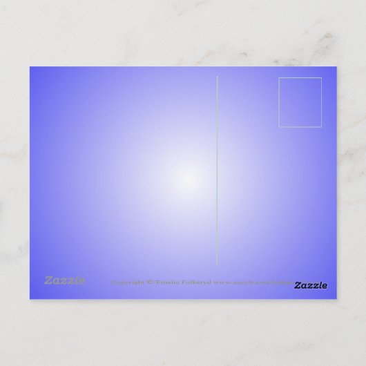 Cat Postkarte (Rückseite)