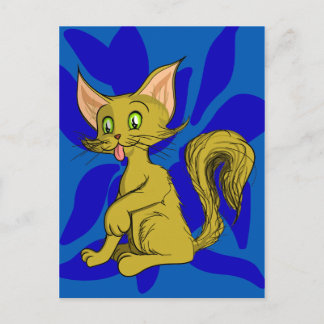 Cat Postkarte