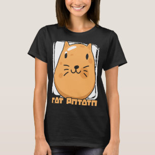 Cat Potato Cat Owner Potato Französisch Pommes fri T-Shirt