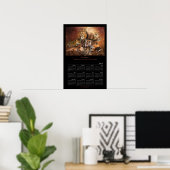 Cat Power 2011 Art Calendar Poster (Heimbüro)