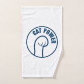 Cat Power Badhandtuch Set (Handtuch)