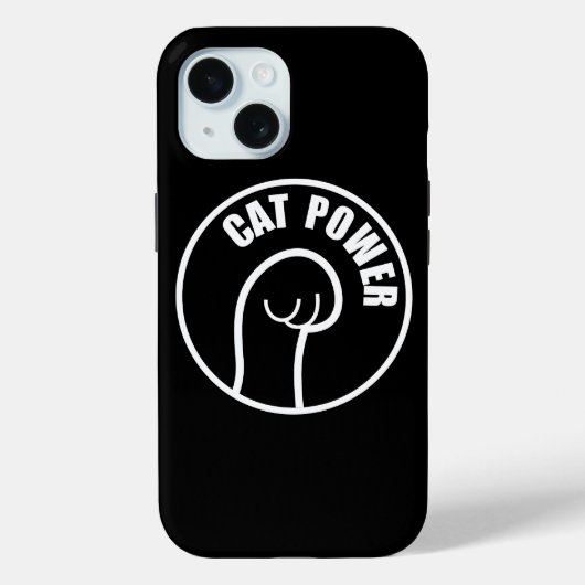 Cat Power Case-Mate iPhone Hülle (Rückseite)