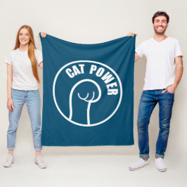 Cat Power Fleecedecke