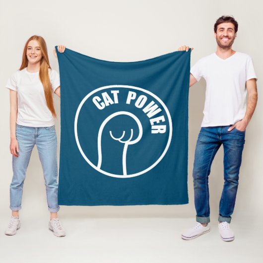 Cat Power Fleecedecke (Beispiel)
