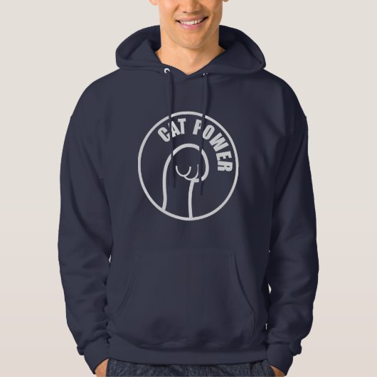 Cat Power Hoodie (Vorderseite)