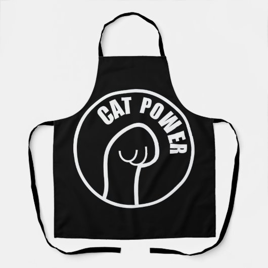 Cat Power Schürze (Vorderseite)