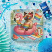 Cat Pride Paws Cat inspiriert Pride LGBTQ Pappteller (Party)