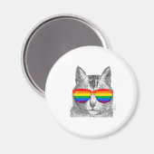 Cat Pride Sonnenbrille Magnet (Vorderseite/Rückseite)