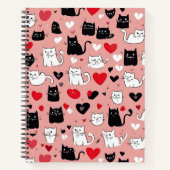 Cat Print Notebook Notizblock (Vorderseite)