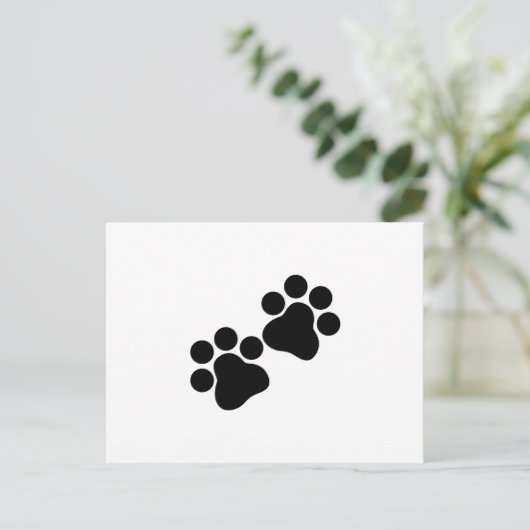 Cat Prints Postkarte (Stehend Vorderseite)