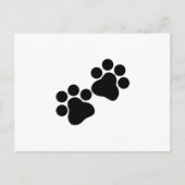 Cat Prints Postkarte (Vorderseite)