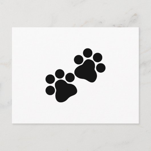 Cat Prints Postkarte (Vorderseite)