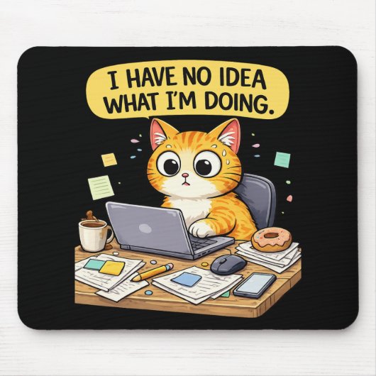 Cat programmer mousepad (Vorne)