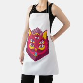 Cat Psychedelic Schürze (InSitu)