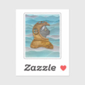 Cat-ptain Nemo! Aufkleber (Blatt)