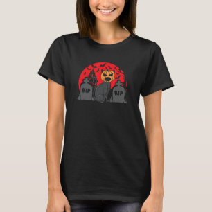 Cat Pumpkin Cat Eigentümer Kitten Pet Animal Black T-Shirt