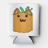 Cat Pumpkin Halloween Sticker Dosenkühler (Vorderseite)
