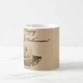 Cat & Pumpkin Happy Halloween Kaffeetasse (Mittel)