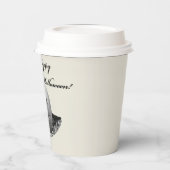 Cat & Pumpkin Happy Halloween Pappbecher (Links)