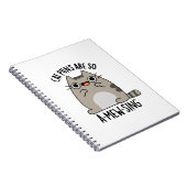 Cat Puns ARe So A-mew-sing Funny Animal Pun Notizblock (Rechte Seite)