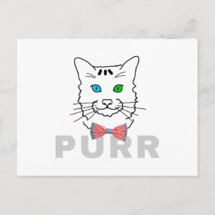 Cat Purr Postkarte