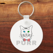 Cat Purr Schlüsselanhänger (Vorderseite)