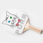 Cat Purr Tischtennis Schläger (Seitenansicht)