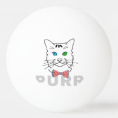 Cat Purr Tischtennisball (Rückseite)