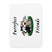 Cat Purrfect Friends Magnet (Vertikal)