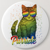 Cat Purride LGBT Button (Vorderseite)