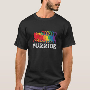Cat Purride Not leidende Kätzchen LGBT-Gay Pride  T-Shirt