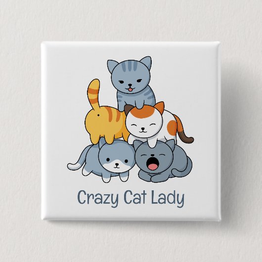Cat Pyramid - Group of Cats Button (Vorderseite)
