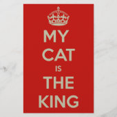 Cat Qoute Briefpapier (Vorderseite)