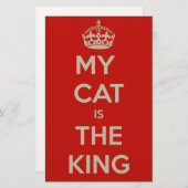 Cat Qoute Briefpapier (Vorne/Hinten)