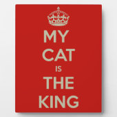 Cat Qoute Fotoplatte (Vorderseite)