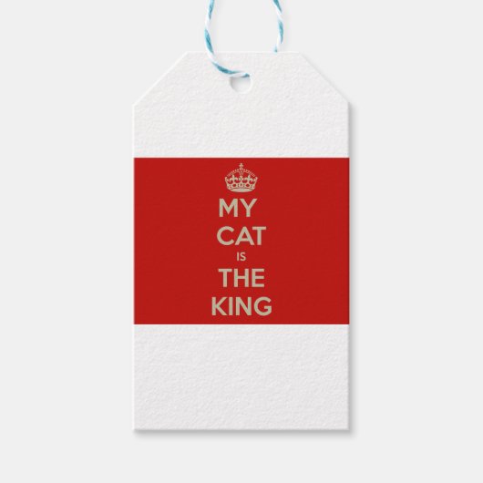 Cat Qoute Geschenkanhänger (Vorderseite)