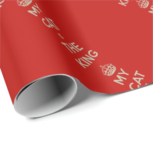 Cat Qoute Geschenkpapier (Rolleneckpunkt)