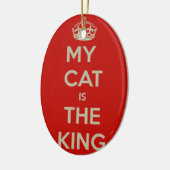 Cat Qoute Keramik Ornament (Links)