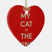 Cat Qoute Keramik Ornament (Rechts)