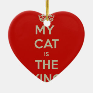 Cat Qoute Keramik Ornament