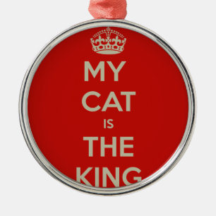 Cat Qoute Ornament Aus Metall