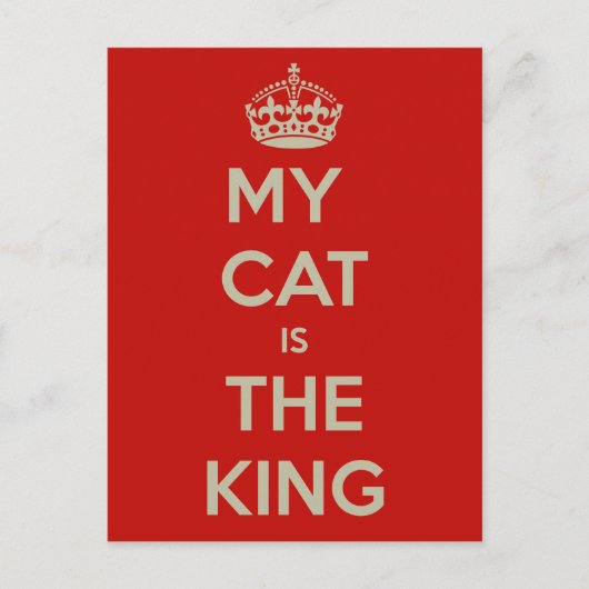 Cat Qoute Postkarte (Vorderseite)