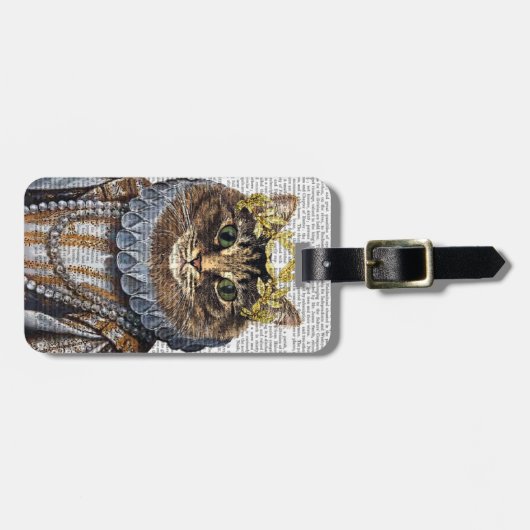 Cat Queen Gepäckanhänger (Vorderseite horizontal)