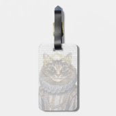 Cat Queen Gepäckanhänger (Rückseite vertikal)