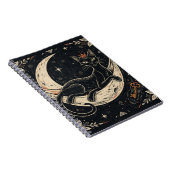Cat Queen Moon Hammock Notebook Notizblock (Rechte Seite)