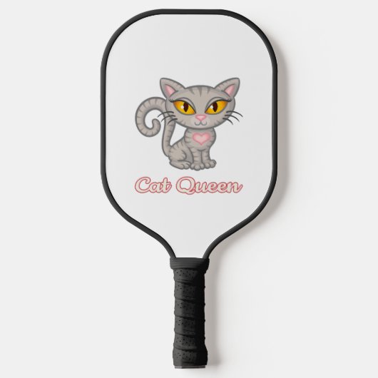 Cat Queen Pickleball Schläger (Vorderseite)
